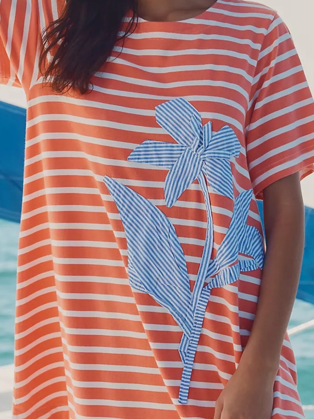 Celandine Deco Stripe T-Shirt Dress - Picture 5 of 9